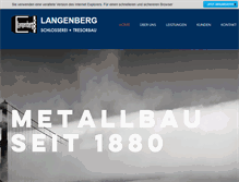 Tablet Screenshot of langenberg-koeln.de